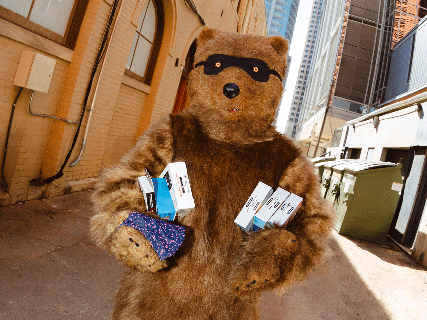 Ready for everything mascot