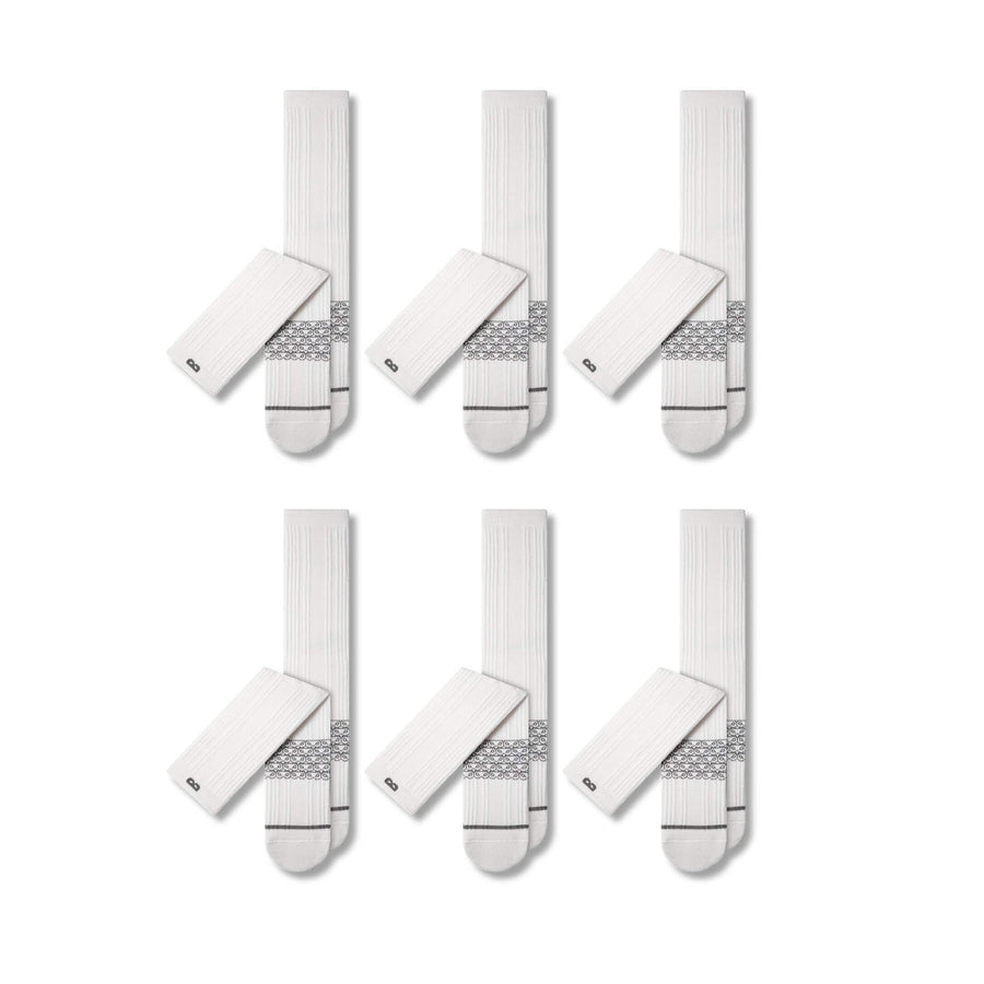 4-Way Stretch Cushion Crew (6-Pack)